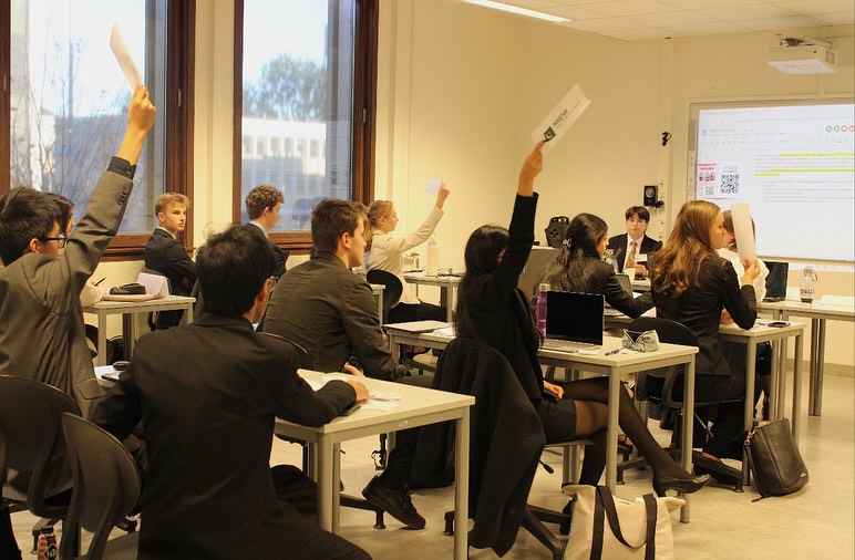 NORMUN conference delegates